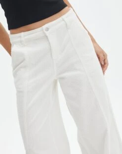 Mid Rise Pintuck Cord Pant 25 Mid Rise Pintuck Cord Pant -Everrastyle Shop r miranda cord milk imageback pw91822rcor