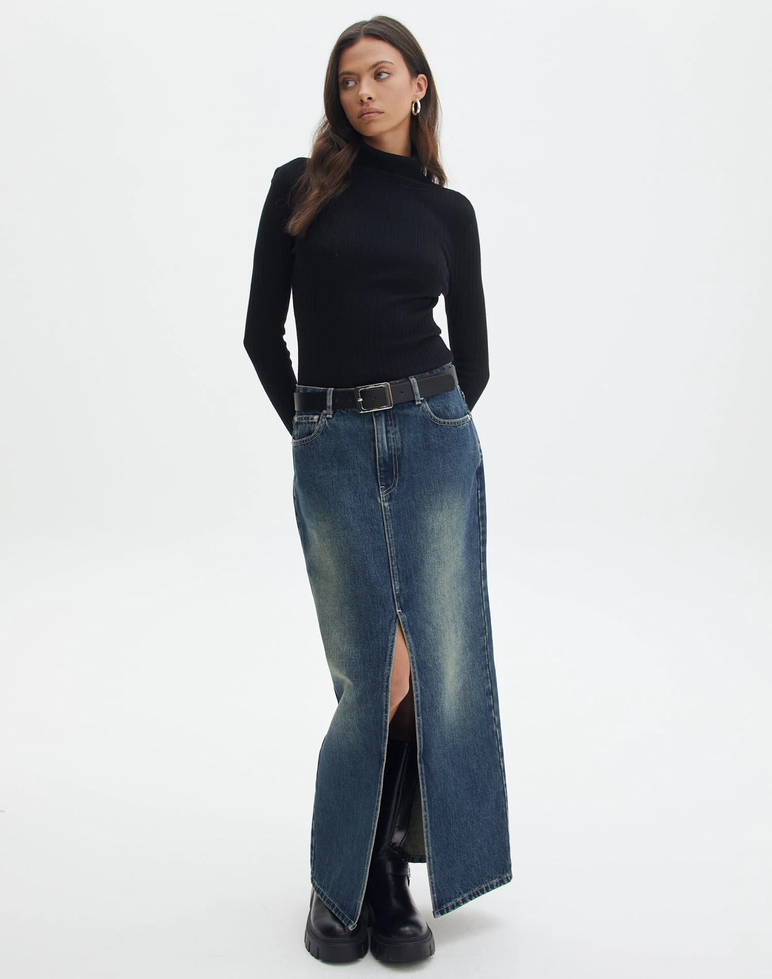 Tie Back Denim Square Neck Corset Bustier 20 Tie Back Denim Square Neck Corset Bustier - Image 18