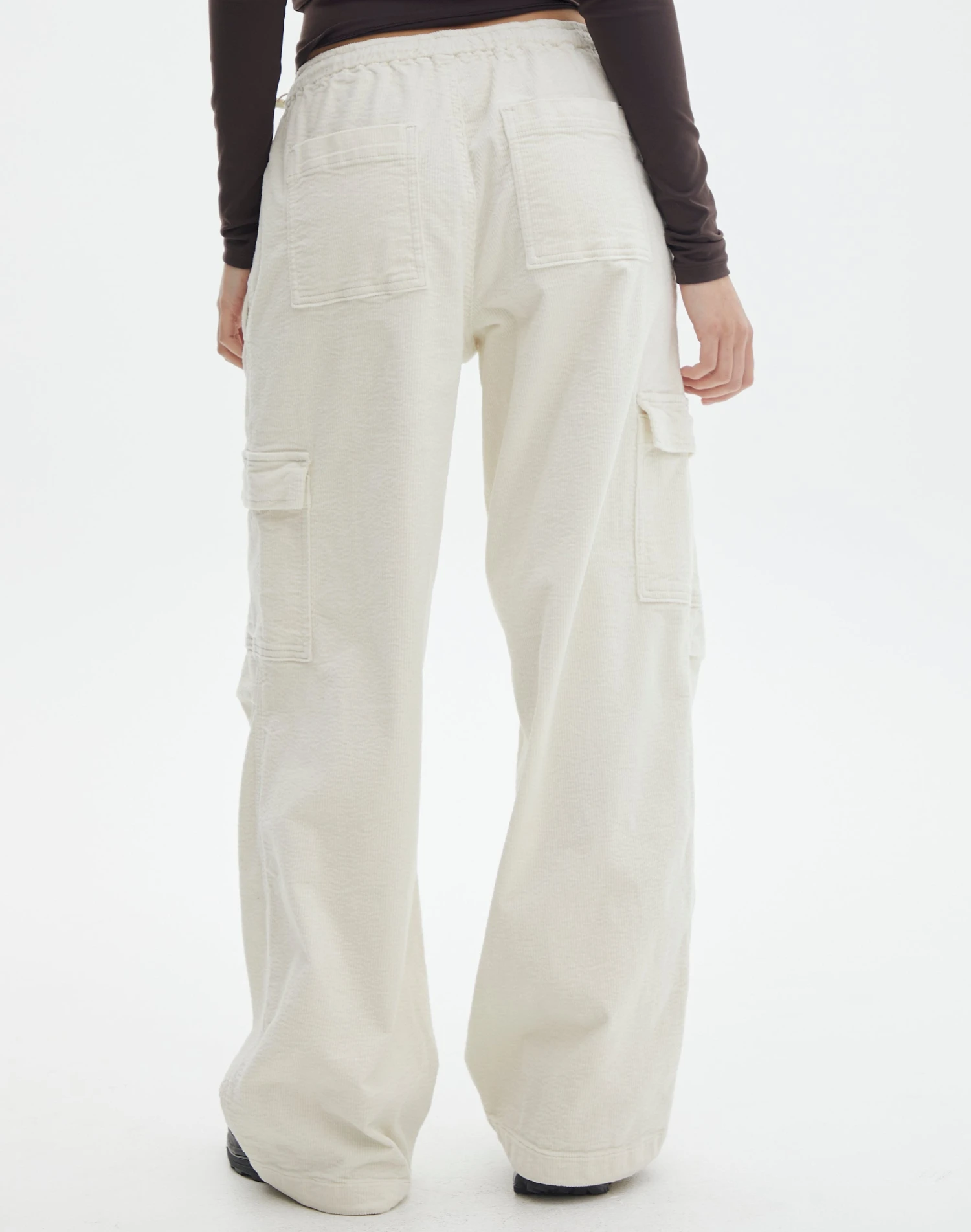 Mid Rise Cord Cargo Pant 5 Mid Rise Cord Cargo Pant - Image 3