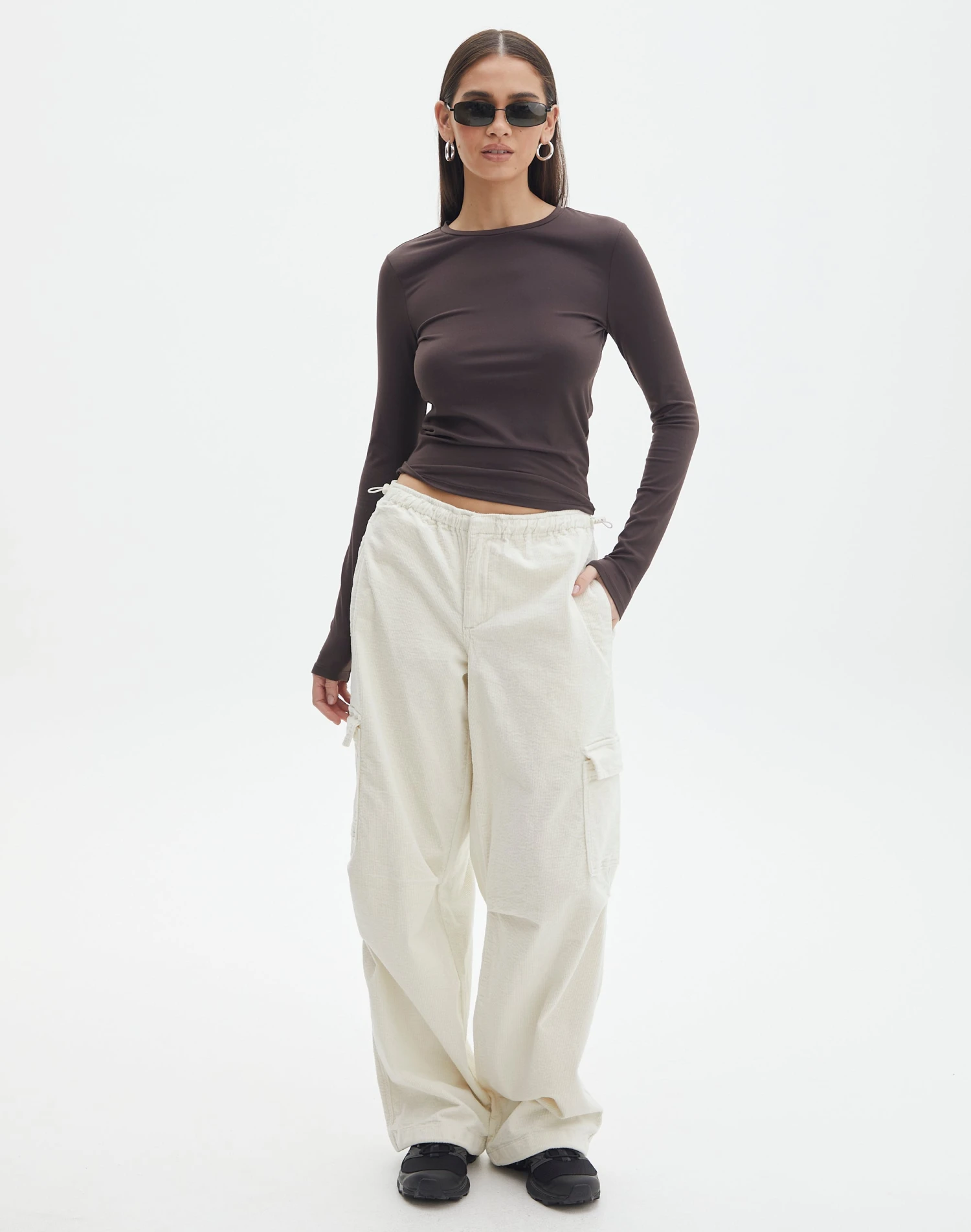 Mid Rise Cord Cargo Pant 3 Mid Rise Cord Cargo Pant