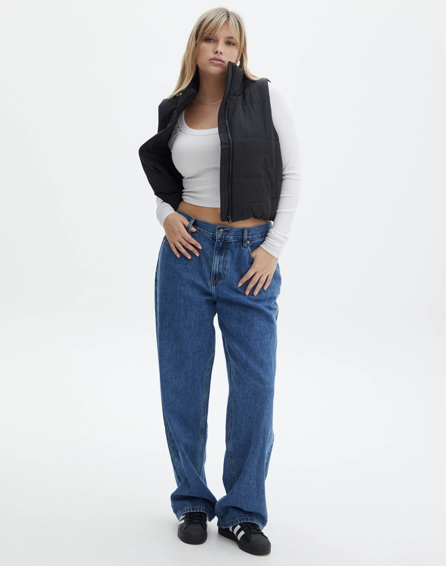 Cropped Puffer Vest 4 Cropped Puffer Vest - Image 2