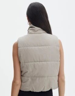 Cropped Puffer Vest 35 Cropped Puffer Vest -Everrastyle Shop r sloan cropped puffer vest on the rocks back vs49501rcml