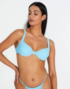 Side Tie Thong Bikini Bottom -Everrastyle Shop r teagan tie back bikini top deja blue front ga110507rpln