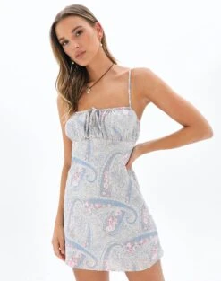 Velour Mesh Lace Trim Mini Dress -Everrastyle Shop r wiley ruched mini dress paisley blues front ds74360rprt 2