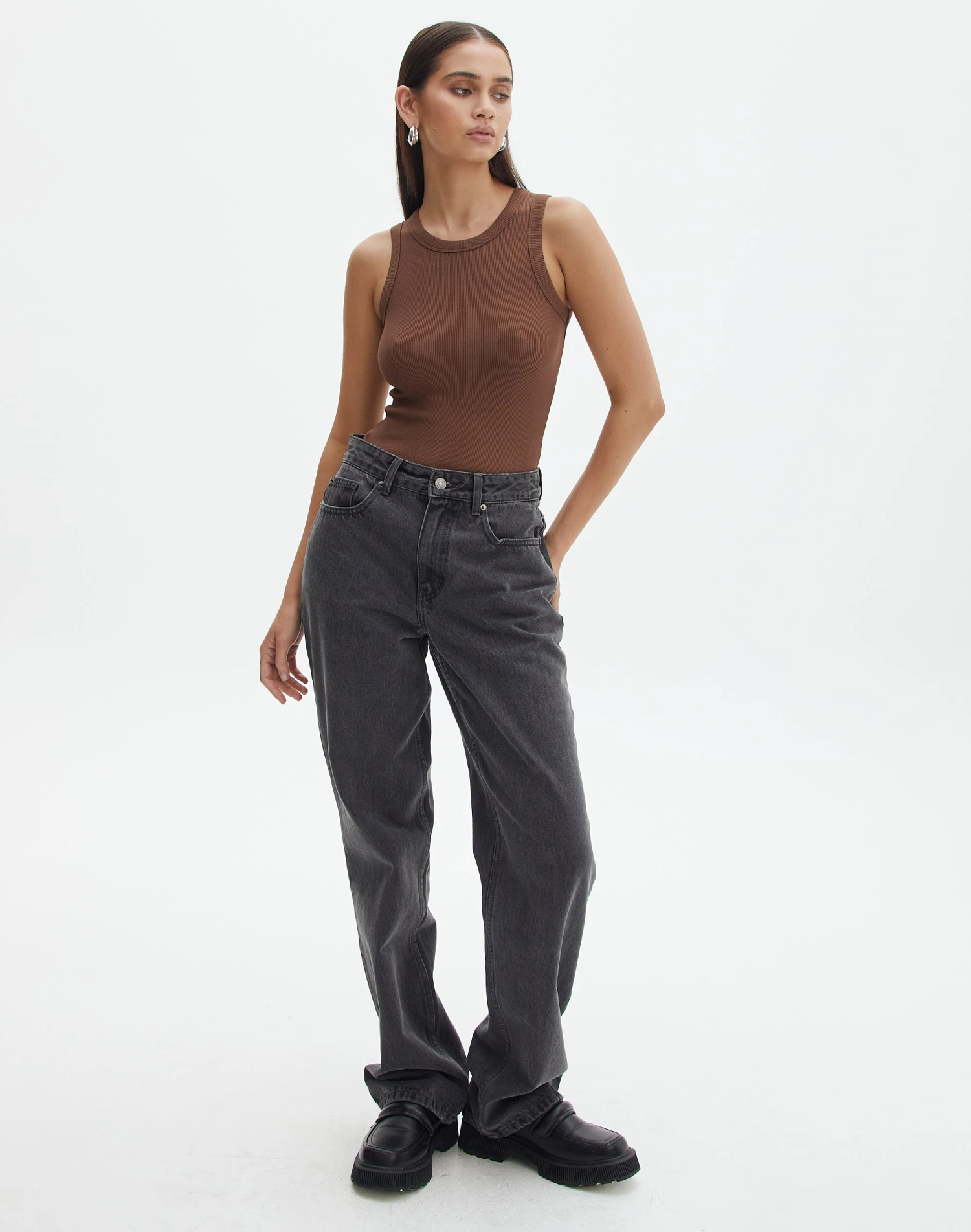 Rib High Neck Bodysuit 10 Rib High Neck Bodysuit - Image 8