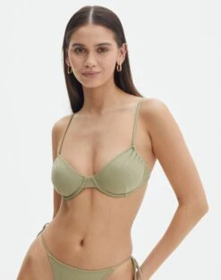 Ruched Balconette Bikini Top -Everrastyle Shop reef balconette top precious cargo front ga52510rpln