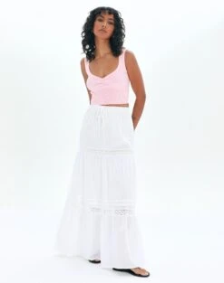 Sweetheart Ruched Cropped Tank -Everrastyle Shop roddi ruched tank rose and thorne full kv63199rib