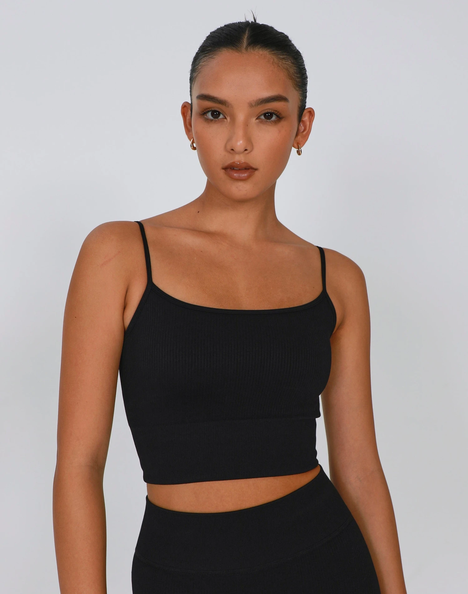 Active Seamless Ribbed Contour Cropped Tank 3 Active Seamless Ribbed Contour Cropped Tank