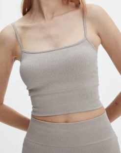 Active Seamless Ribbed Contour Cropped Tank 30 Active Seamless Ribbed Contour Cropped Tank -Everrastyle Shop rosa seamless tank on the rocks imageback tv53576hvs