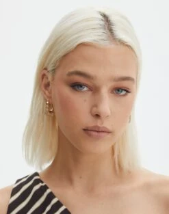 Thin Rectangle Sunglasses 23 Thin Rectangle Sunglasses -Everrastyle Shop roxy rectangle hoops goldclear front je144647ear 1