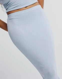 Luxe Lounge Modal Slim-Fit Maxi Skirt 30 Luxe Lounge Modal Slim-Fit Maxi Skirt -Everrastyle Shop ruby modal maxi skirt blue melody imageback sl96661mod