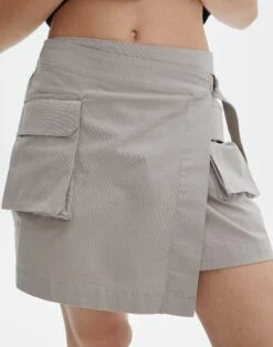 Cargo Wrap Mini Skirt -Everrastyle Shop ryder wrapped mini skirt on the rocks full ss96421cot