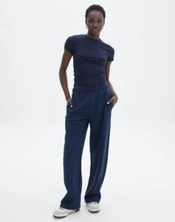 Embroidered Crew Neck Jumper 30 Embroidered Crew Neck Jumper -Everrastyle Shop santana jogger naughtical front pw106874oflc 2