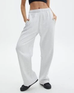 Wide Leg Jogger -Everrastyle Shop santana jogger snow marle full pw106874oflc