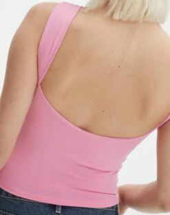 Supersoft Backless Tank Top 25 Supersoft Backless Tank Top -Everrastyle Shop sayley low back tank gimme guava imageback tv146388pch
