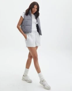 Drawstring Sweat Short 32 Drawstring Sweat Short -Everrastyle Shop siesta short snow marle front sw120676cot