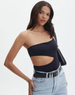 Balloon Sleeve Rib Knit Shrug -Everrastyle Shop sully peachy bodysuit black front tb95431pch