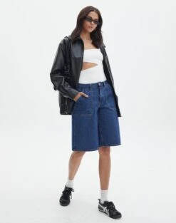 Supersoft One Shoulder Side Cut Out Bodysuit -Everrastyle Shop sully peachy bodysuit milk full tb95431pch