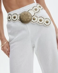 V-Neck Full Length Knit Jumper -Everrastyle Shop suri circle belt white front be131016new 4