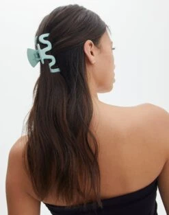 One Shoulder Split Side Knit Top -Everrastyle Shop swiggle claw clip mist me front ha130787clp