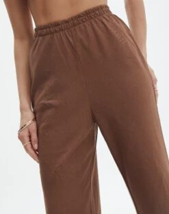 Linen Blend Wide Leg Pants -Everrastyle Shop t co dizzy flared pant deep umber imageback pw118952tlv