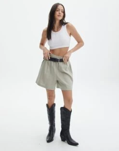 Knit Off The Shoulder Crop Top 41 Knit Off The Shoulder Crop Top -Everrastyle Shop t kez longline linen short sea mist front sw118936tlv