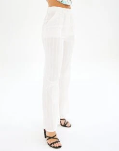 High Rise Tailored Wide Leg Panelled Pant -Everrastyle Shop talia tailored crepe pant white detail pw55252cot
