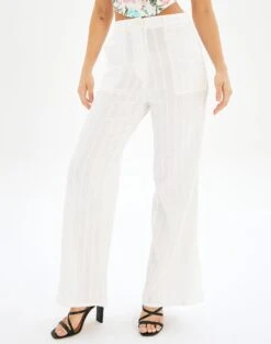 Low Rise Cotton Cargo Pant 26 Low Rise Cotton Cargo Pant -Everrastyle Shop talia tailored crepe pant white front pw55252cot