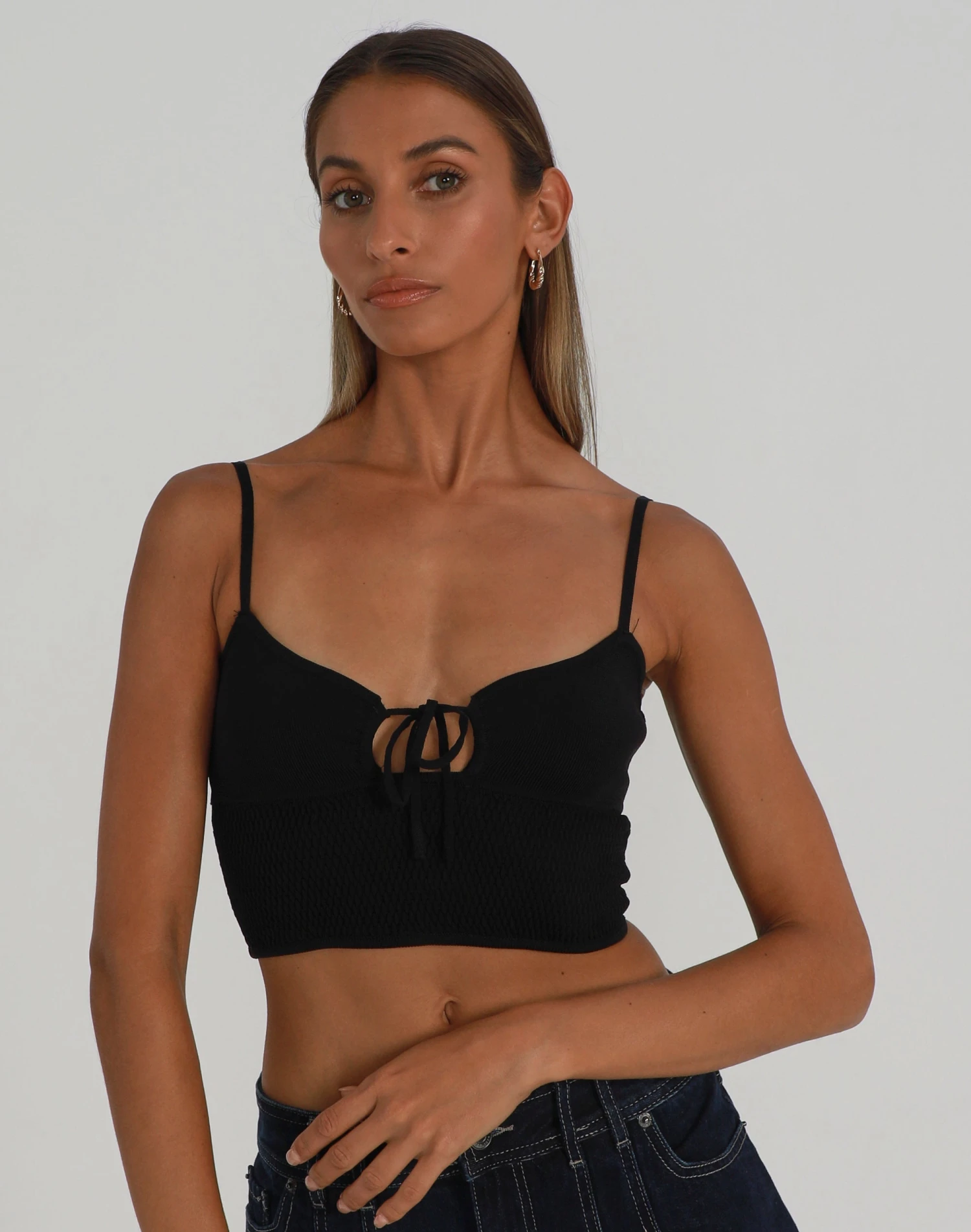 Rib Knit Long Sleeve Shrug 10 Rib Knit Long Sleeve Shrug - Image 8