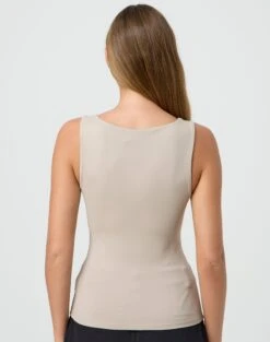 Scoop Neck Supersoft Tank 34 Scoop Neck Supersoft Tank -Everrastyle Shop tommy tank top dusty mink back tv124269pch