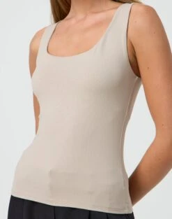 Scoop Neck Supersoft Tank 35 Scoop Neck Supersoft Tank -Everrastyle Shop tommy tank top dusty mink imageback tv124269pch