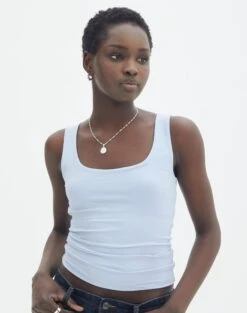 Ringspun Low Rise Denim Skirt -Everrastyle Shop tommy tank top icecap front tv124269pch