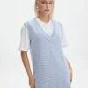Oversized Vest Dress -Everrastyle Shop twist oversized vest dress icecap front kd127875cot 1