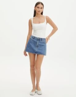 Supersoft Square Neck Bodysuit -Everrastyle Shop veronika square neck bodysuit milk full tb54146pln