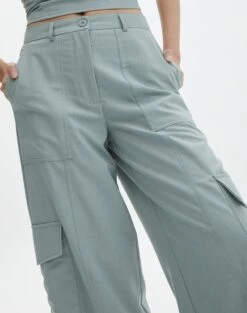 Mid Rise Puddle Cargo Pant 19 Mid Rise Puddle Cargo Pant -Everrastyle Shop waverly wide leg pant its a big dill imageback pw55427gry