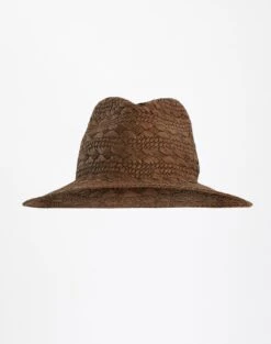 Platform Slipper 26 Platform Slipper -Everrastyle Shop weave cowboy hat cocoa front ha89278str