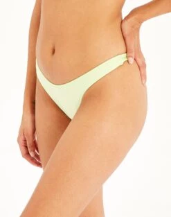 Shimmer Thong Bikini Bottom -Everrastyle Shop zimi high waist thong lime splice detail ga63412shm